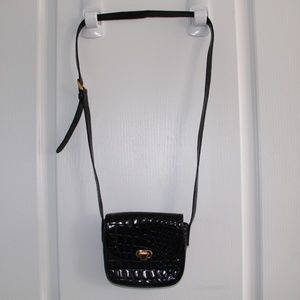 Talbots faux snakeskin crossbody purse